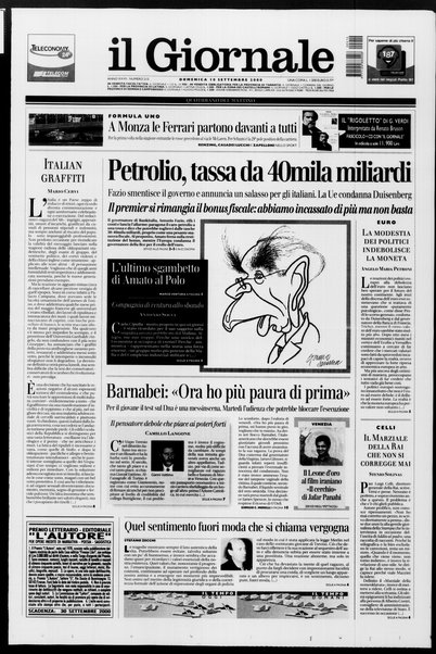 Il giornale : quotidiano del mattino